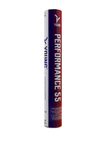 Volants de badminton Plumes Young Performance 55